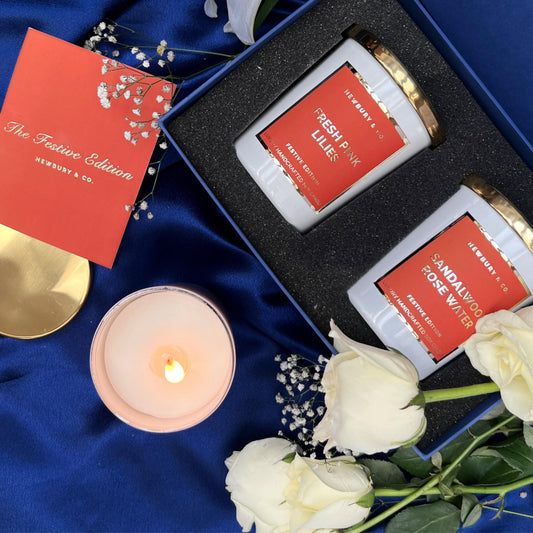 Premium Festive GiftSet (Set of 2 Handcrafted Soy Candles)