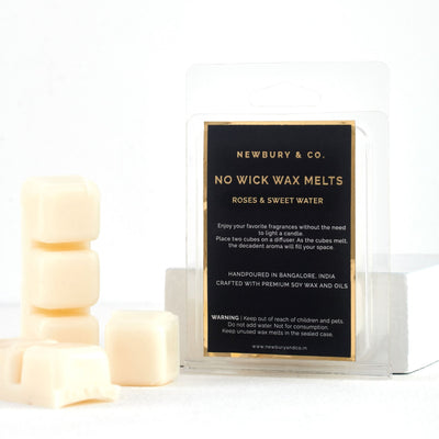 Roses and Sweet Water | Pure Soy Wax Melts - Newbury & Co.