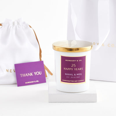 White jars with gold lid (230g) PREMIUM COLLECTION - Newbury & Co.